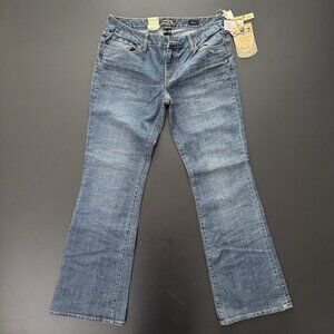 New Vintage Seven‎ 7 Jeans Flare Denim Stretch Y2K Blue 2000s Mid Rise 31 x 33